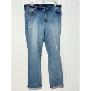 Kut from the Kloth‎ Womens Hi Rise Boyfriend Jeans Blue Denim Light Wash Size 14
